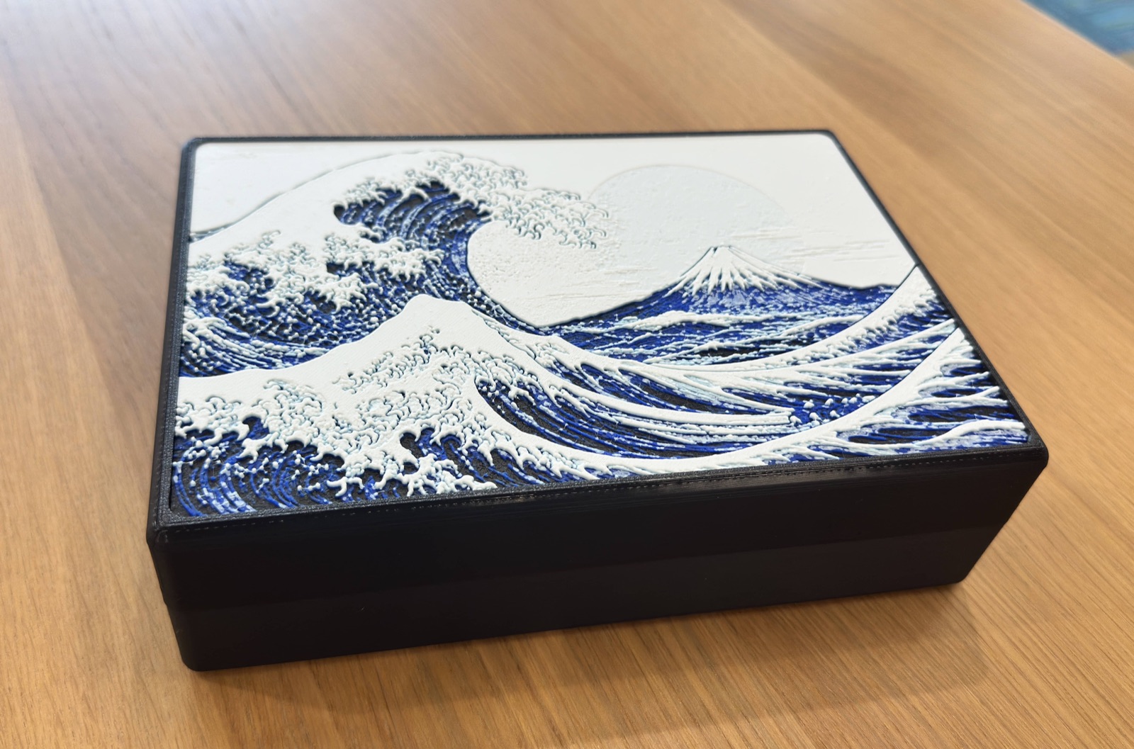 《神奈川沖浪裏》浮雕收納盒 2
